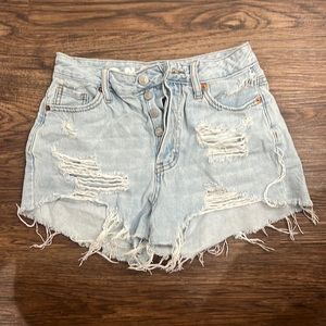 jean short shorts